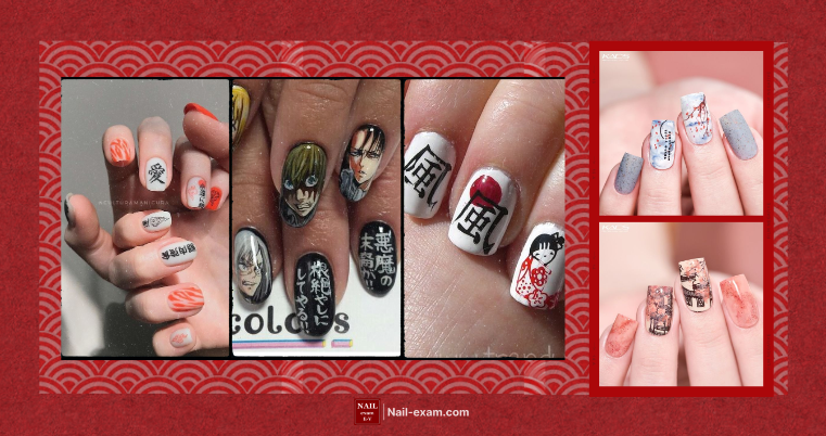 Japanese Nail Art Designs in Kawaii and Anime styles