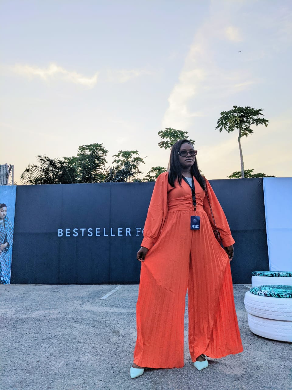 Victoria at the Lagos Fashion Week 2022