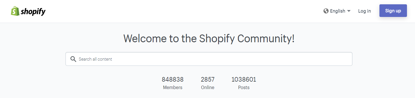 shopify community