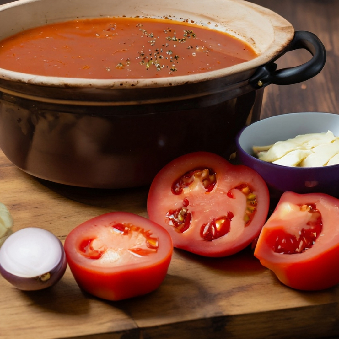  tomato and eggplant soup