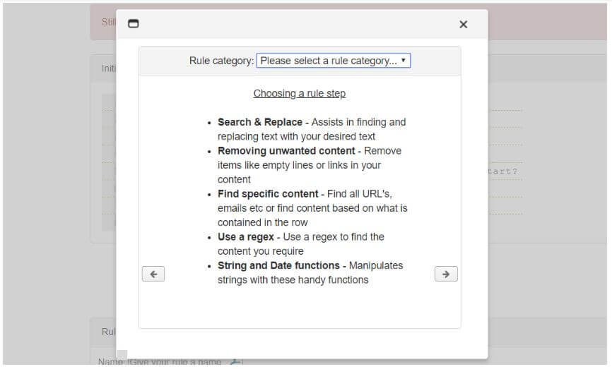 Create an Email Parsing Rule