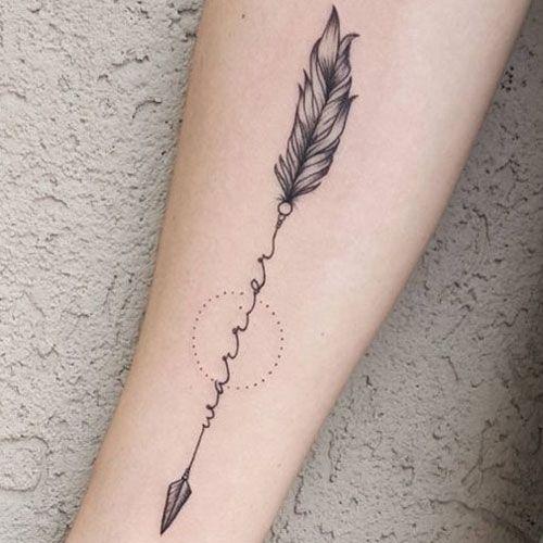 75 Unique Arrow Tattoos & Meanings (2022 Guide) | Tatuajes flechas,  Tatuajes chiquitos, Tatuaje de pluma en el brazo
