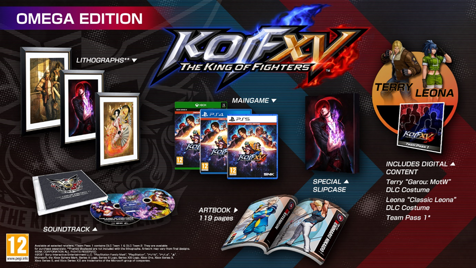 L'édition Omega de King of Fighters XV dévoilée - Oxtero