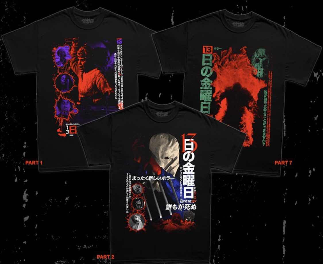 Rucking Fotten Offers Japanese Themed Friday The 13th Shirts 