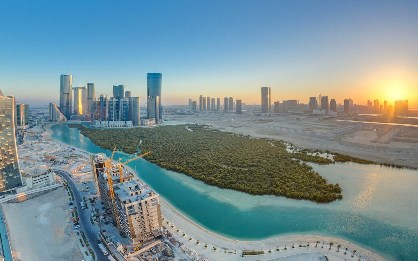 Al Reem Island in abu Dhabi is popular area to buy luxurious apartments