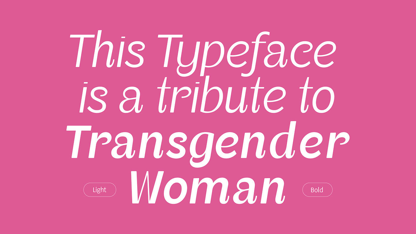 brand identity custom type font transgender Type Specimen typedesign Typeface typography  