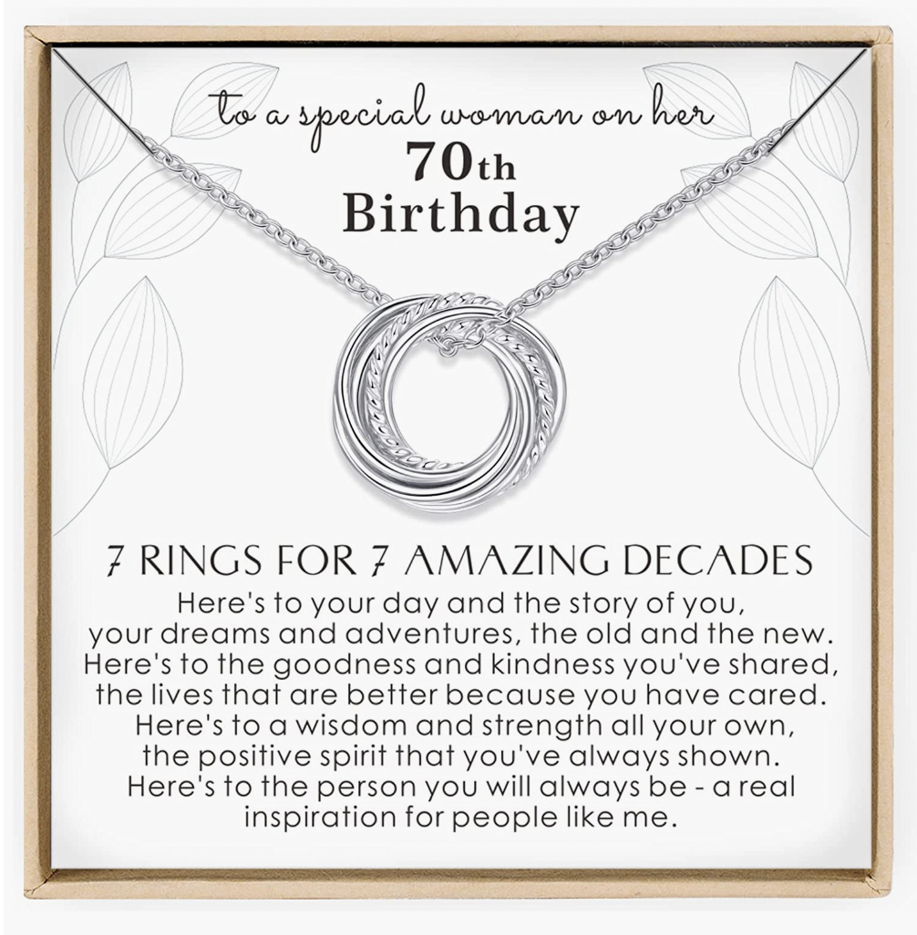 70th Birthday Gifts for Women, Gifts for 70th Birthday Women
