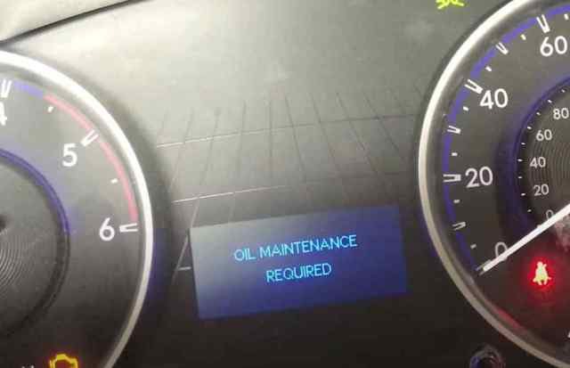 Hilux Oil maintenance required reset tutorial