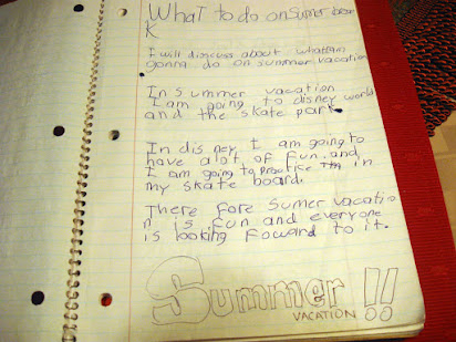 essay on summer vacation for kids