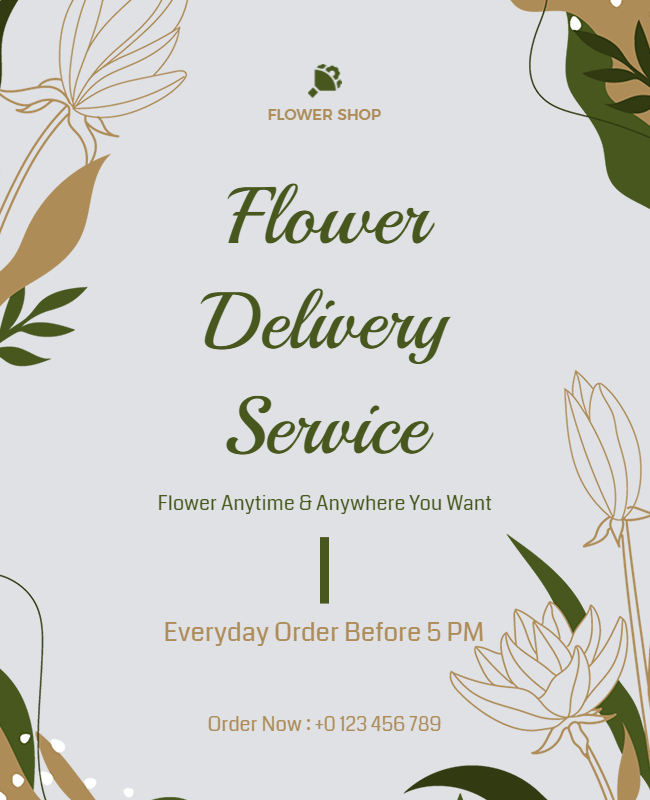 Flower Shop flyer