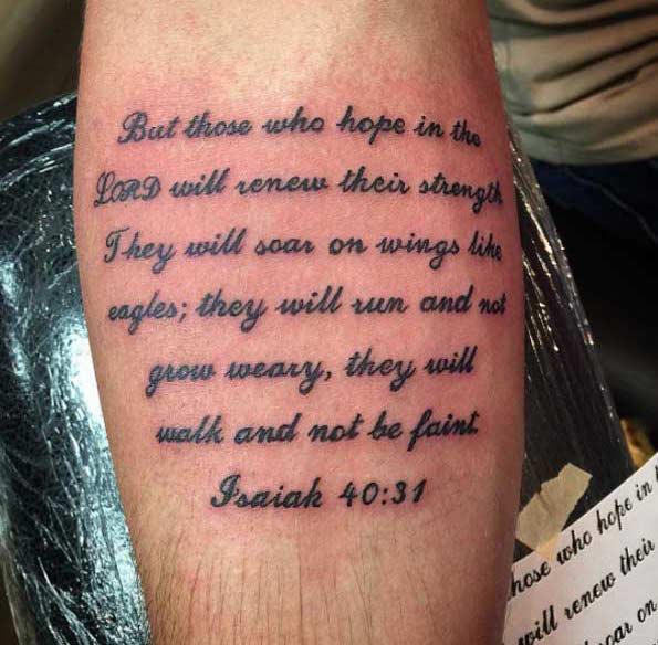 Image result for bible verse tattoos for guys on arm