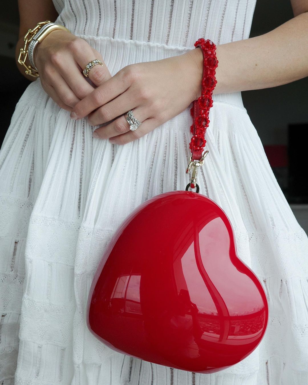 heart-shaped bag