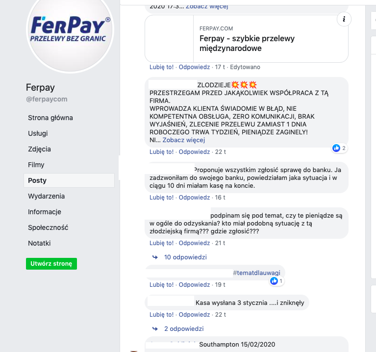 Ferpay facebook