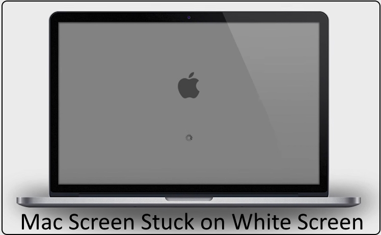blank white screen Mac stuck on white screen