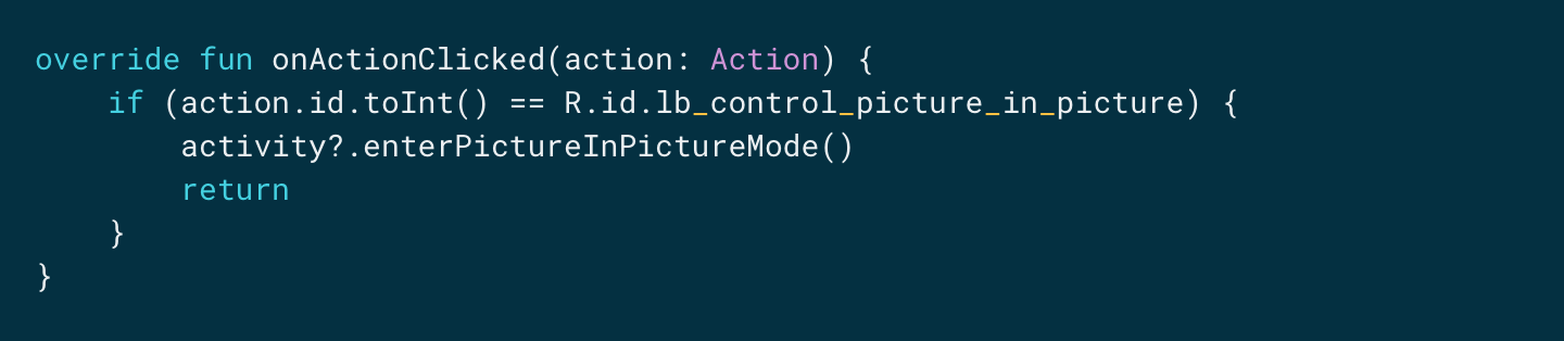 picture-in-picture mode