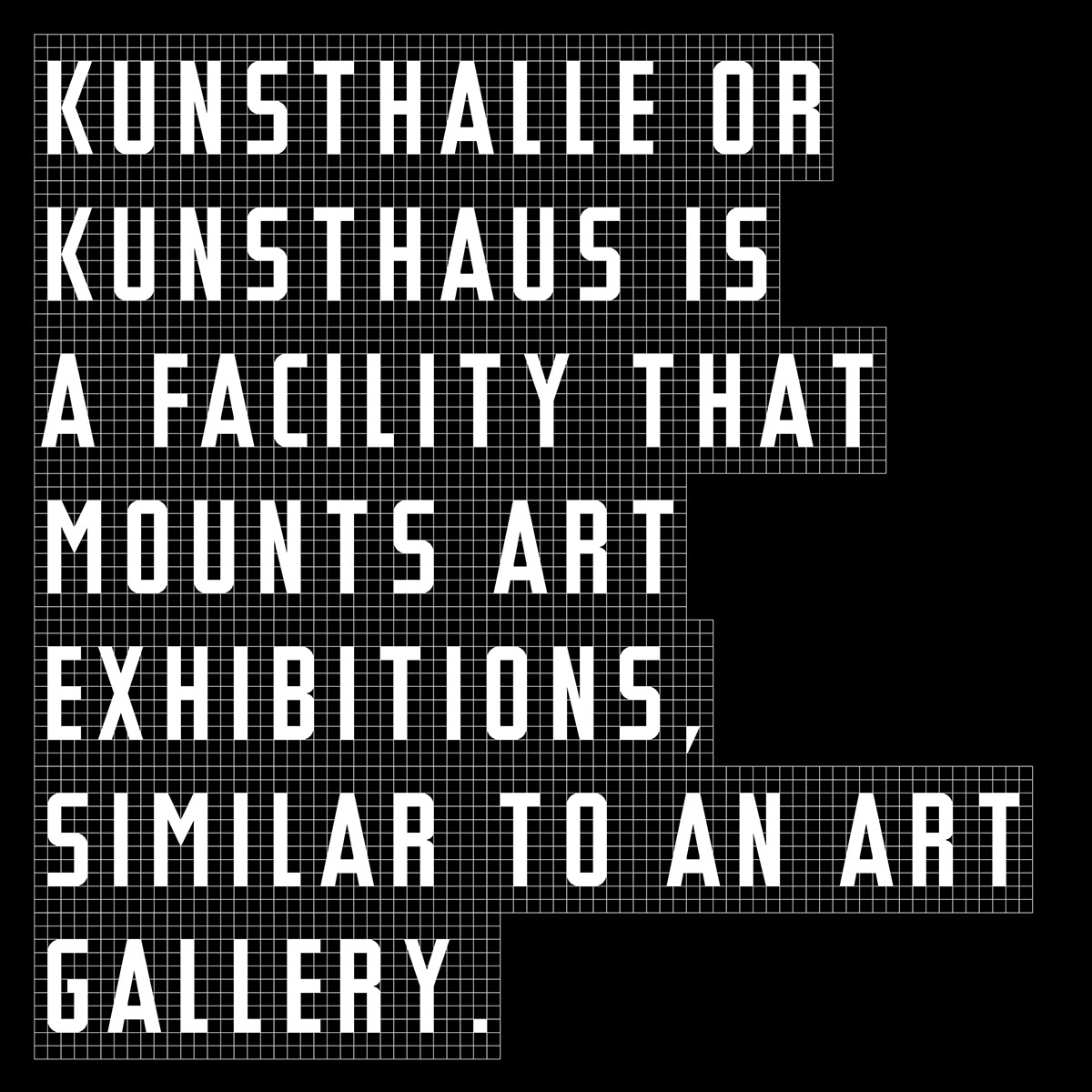 architecture art brand identity gallery KUNSTHALLE najbrt prague pudil studio typography  