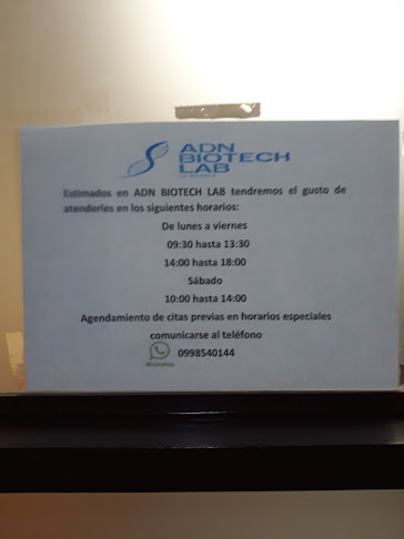 ADN BIOTECH LAB - Oficina de empresa