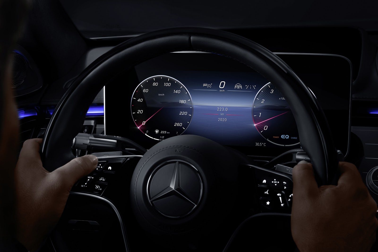 Руль и приборная панель Mercedes-Benz S-Class 2020
