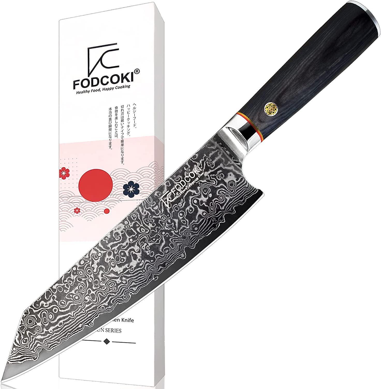 FODCOKI Damascus Chef Knife