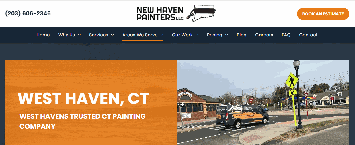 new haven painters location page