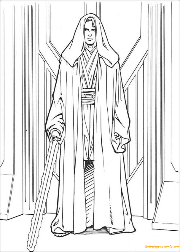 Anakin From Skywalker Coloring Pages