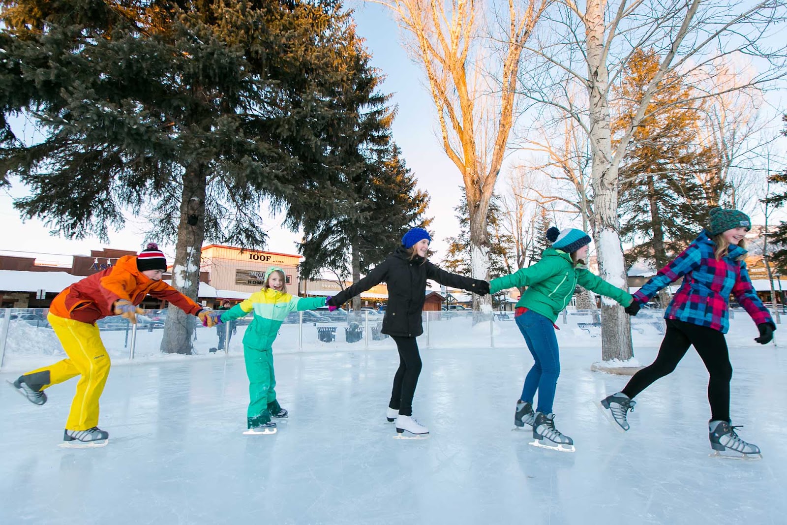 Ice Skating | Spring Creek Ranch | Jackson Hole, Wyoming