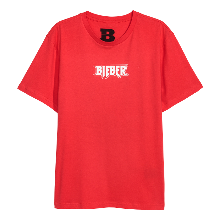 Image result for red bieber merch shirt