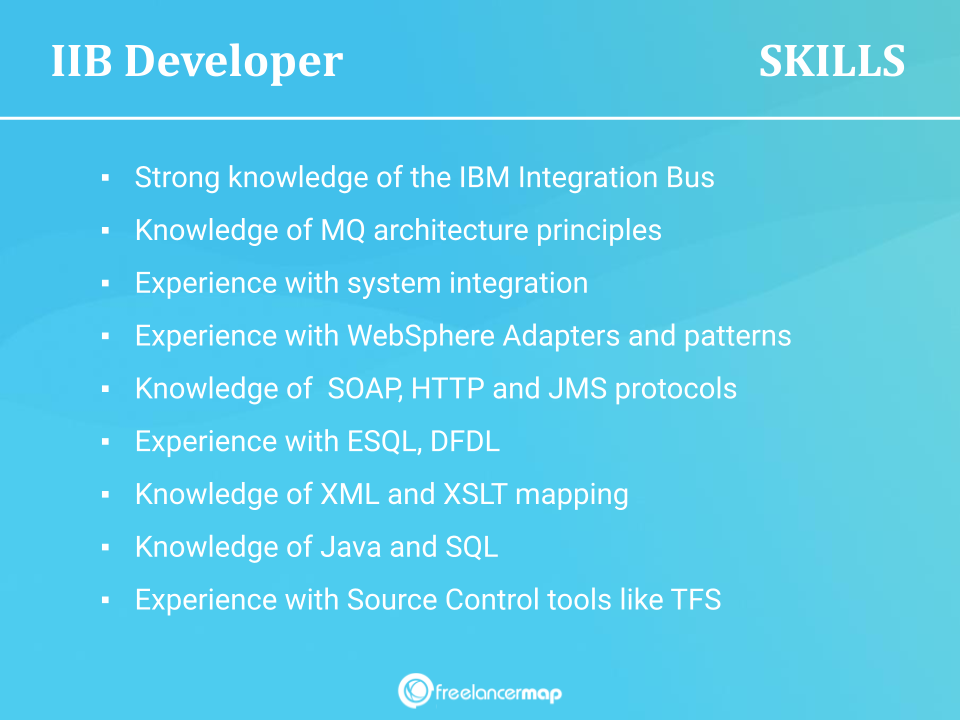 Skills Of An IIB Developer