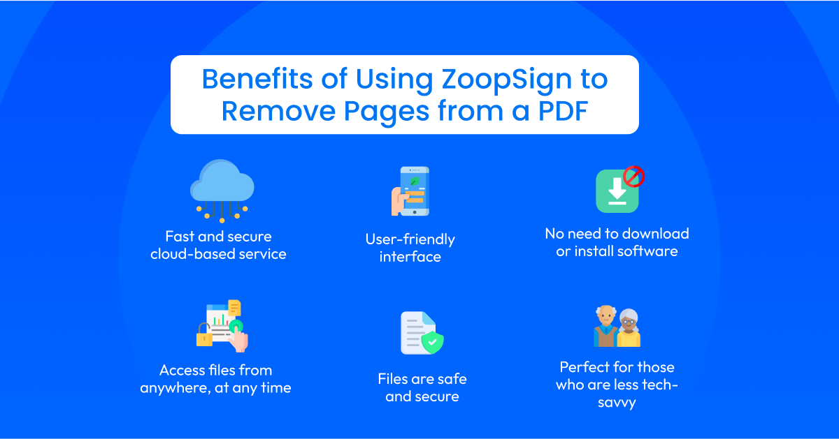 Benefits of using ZoopSign for PDF Utilities