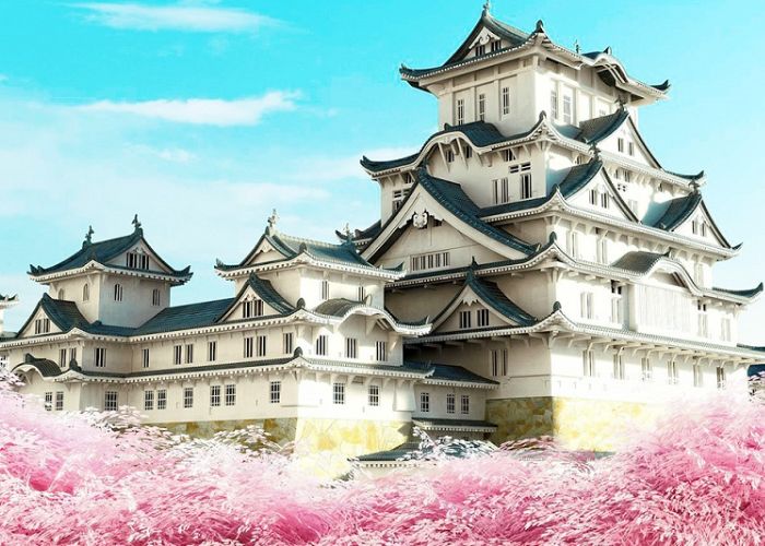 Tour du thuyền Nhật Bản - Lâu đài Hạc Trắng Himeji