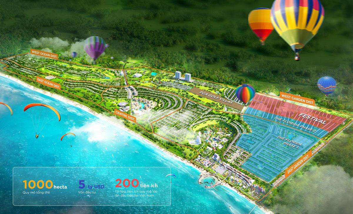 Novaland đẩy mạnh đầu tư bất động sản du lịch tại Bình Thuận
