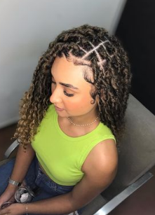 Short Goddess Faux Locs