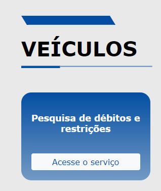 Consulta de débito veicular