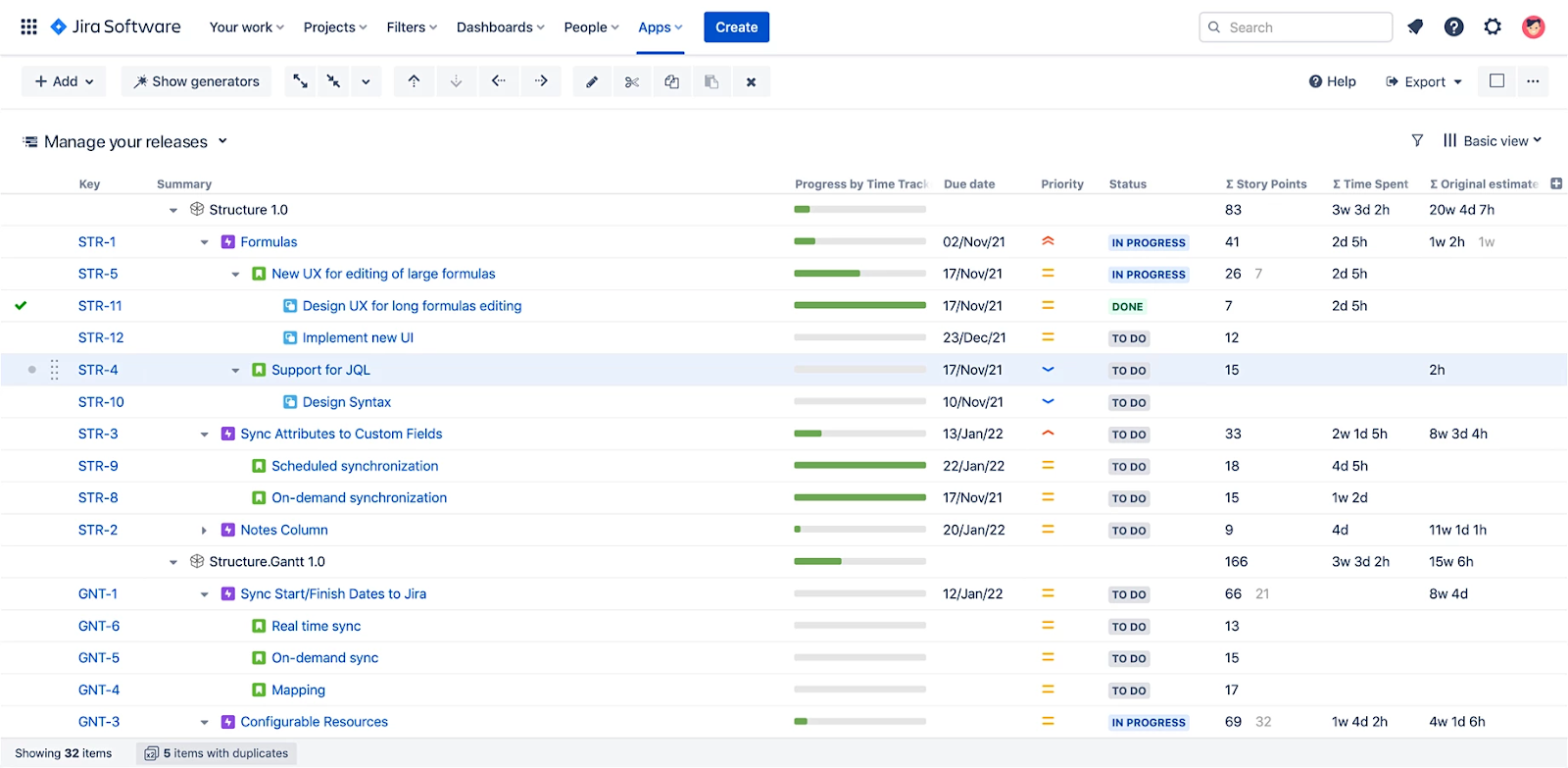 Structure by Tempo as an Jira PPM option