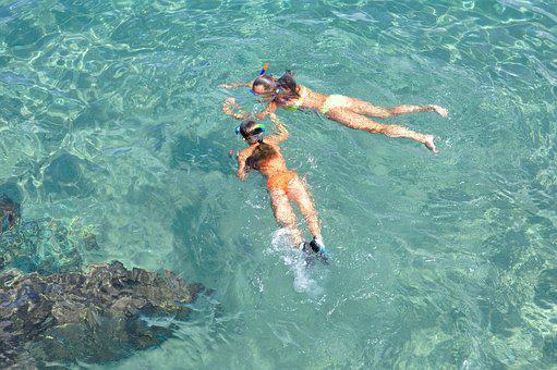 Snorkeling, Water, Bright, Holiday