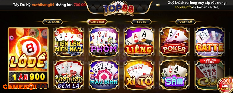 game bài tại top88