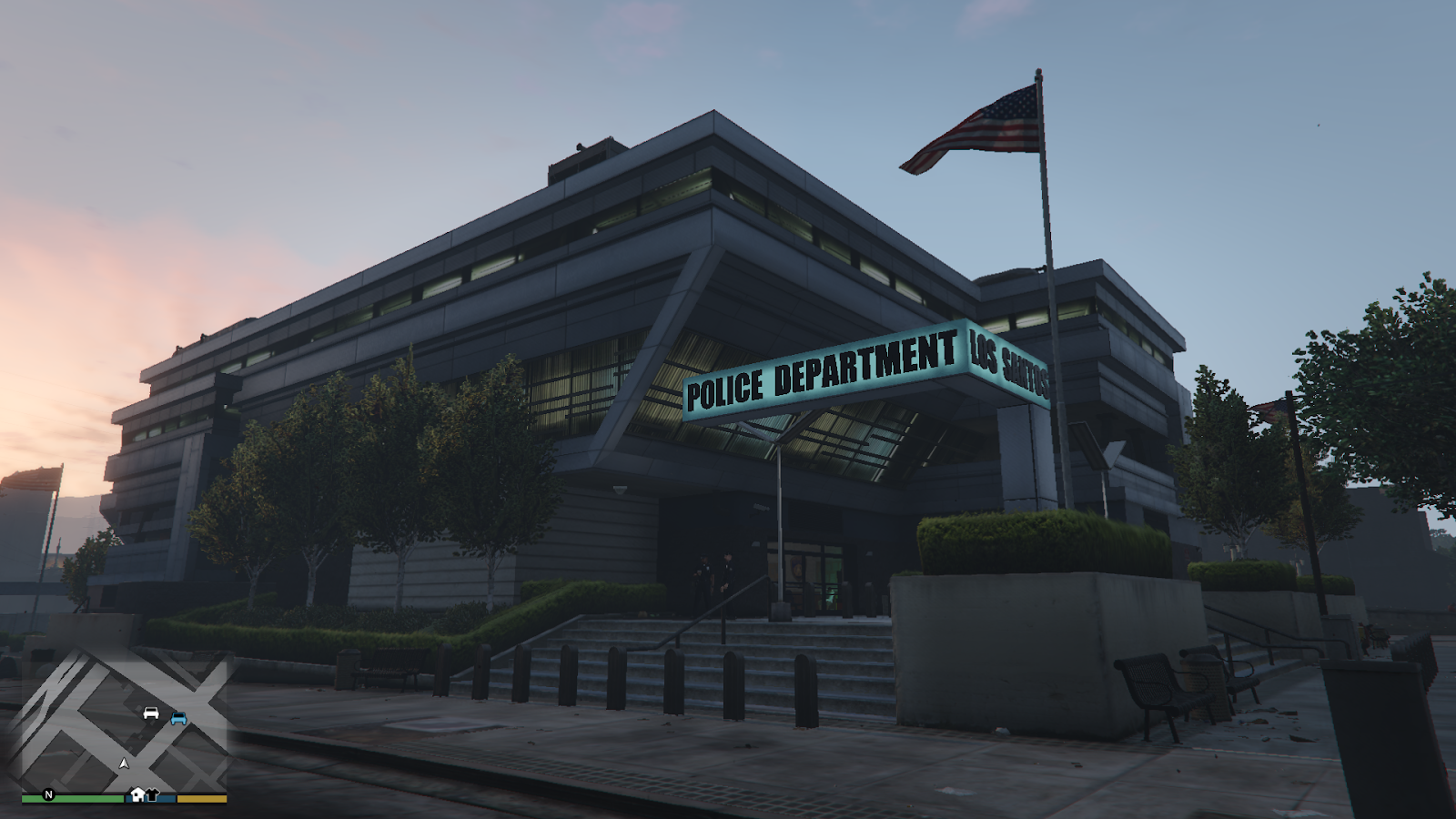 Where is Mission Row Police Station located in GTA 5?