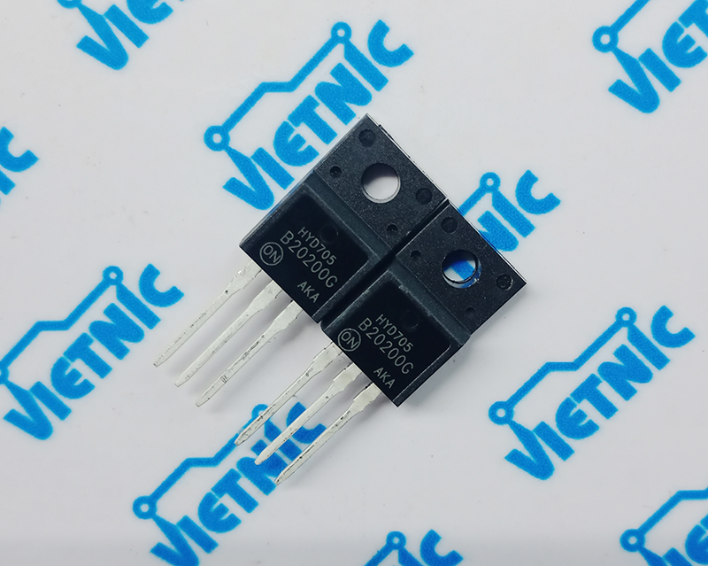 B20200G MBR20200CT - 20A/200V diode kép