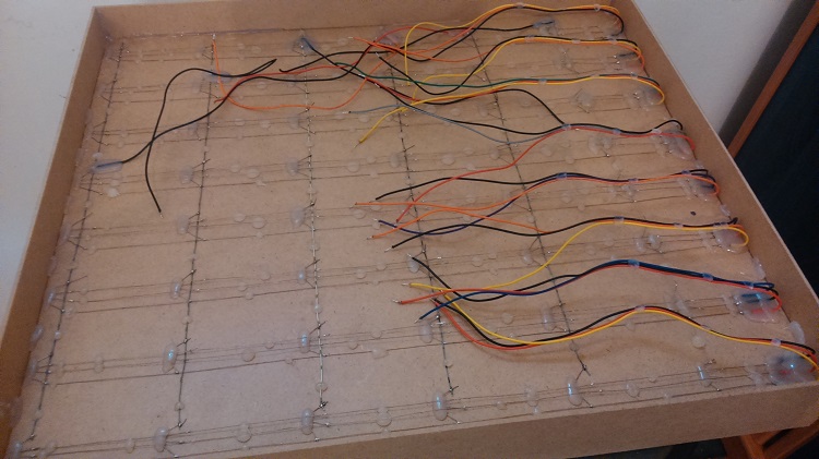 RGB LED Matrix Panel Back 1