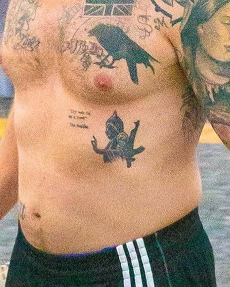 Tom Hardy Tattoos - Till I Die, Warrior and All Others with Meaning