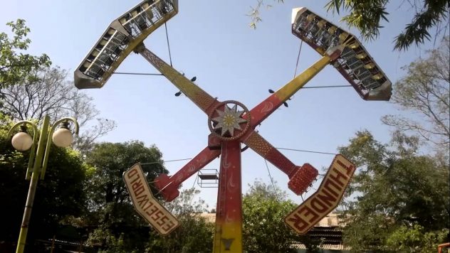 thunder ride in essel world theme park mumbai