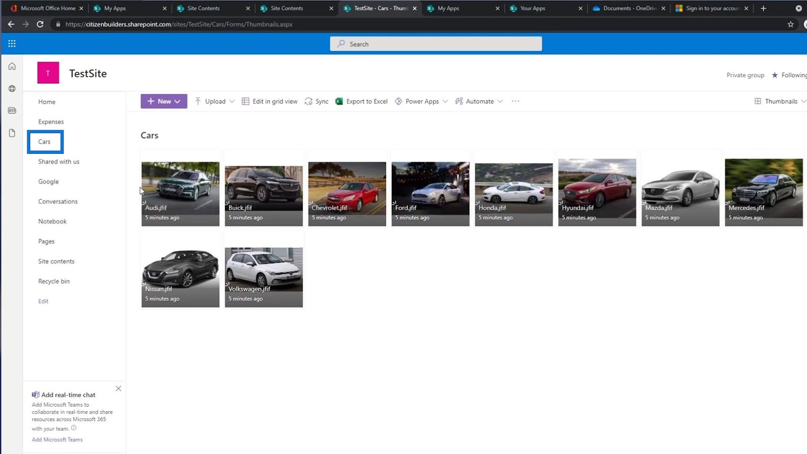picture library in sharepoint