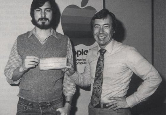 Steve Jobs y Don Valentine