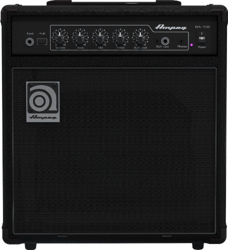 4. Ampeg BA108V2 20-Watt 8" Bass Combo Amplifier