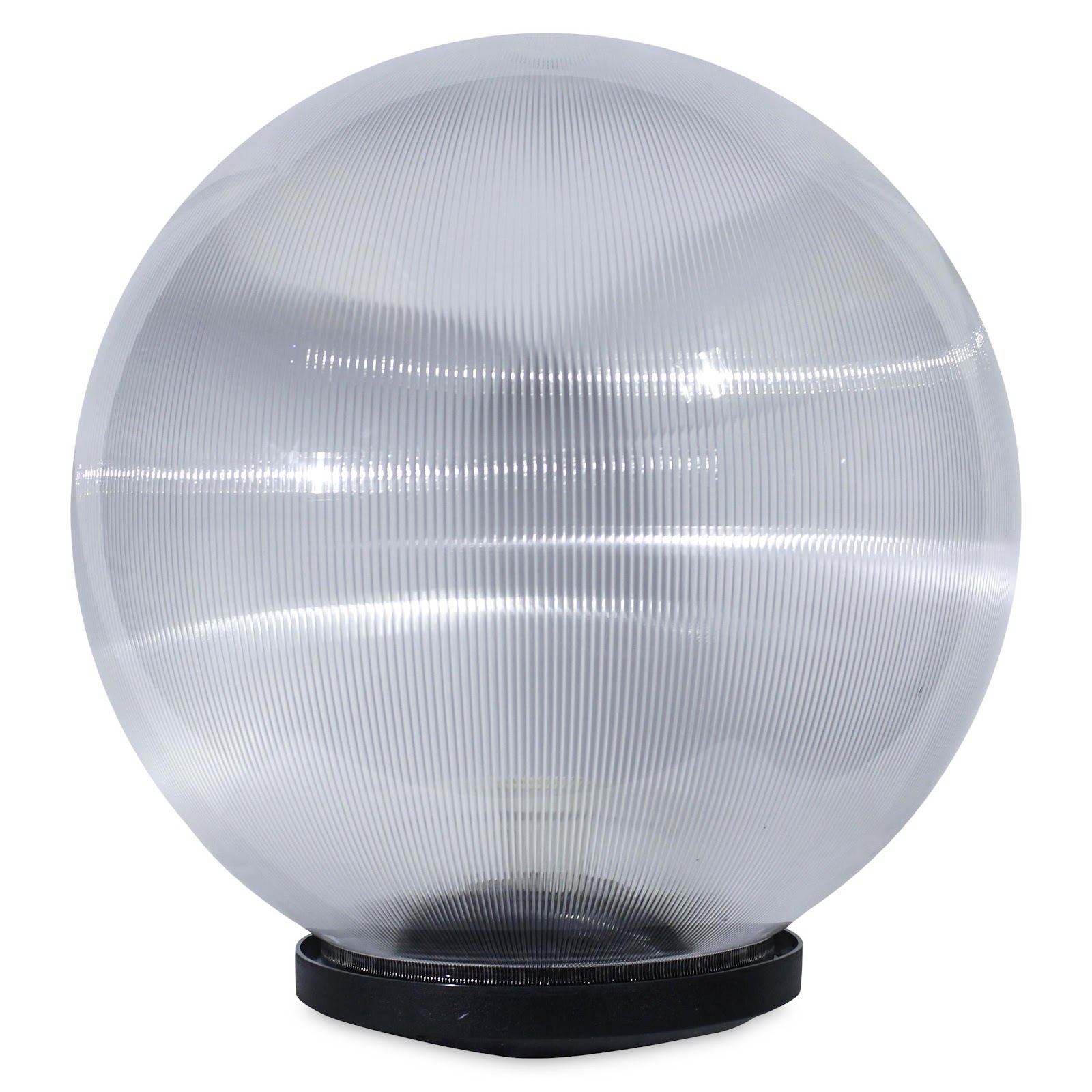 Đèn cầu sọc sân vườn d400