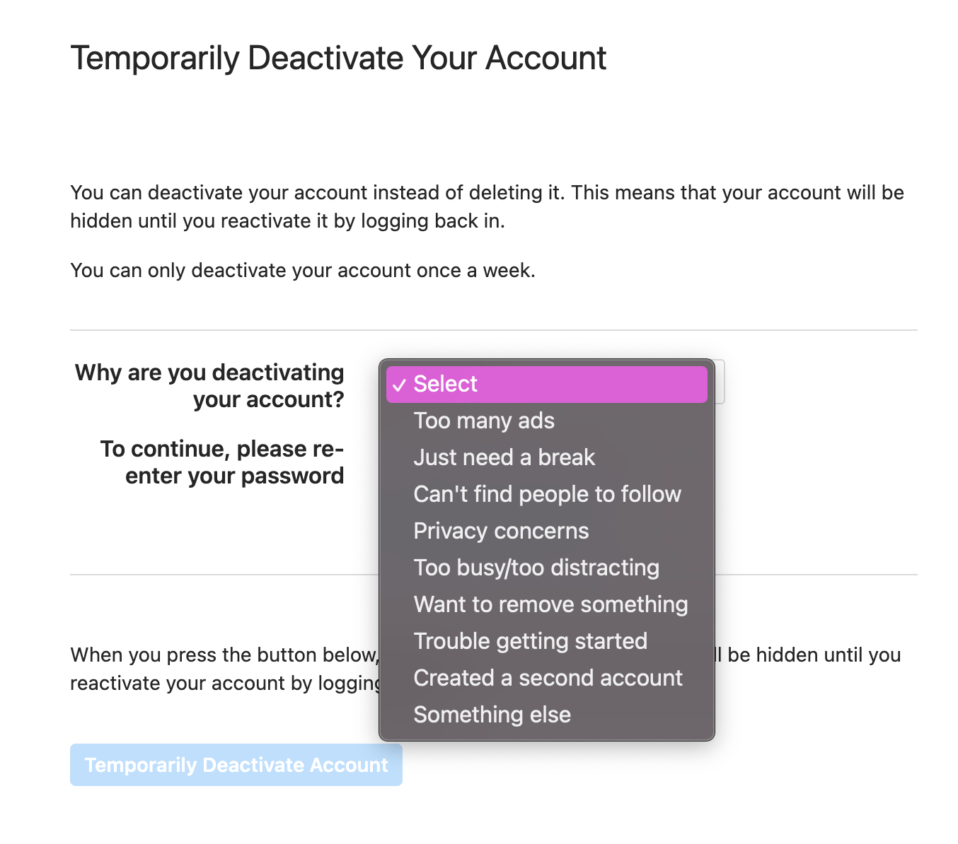 How to delete Instagram account or deactivate it 15