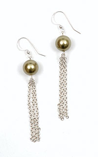 Free Wedding Projects: Elegant Silver and Pearls Necklace & Earrings