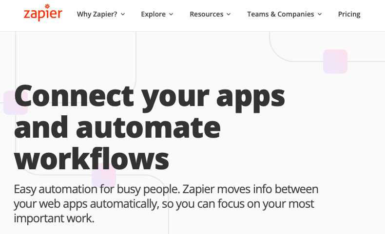 Zapier - Tools To Increase Sales