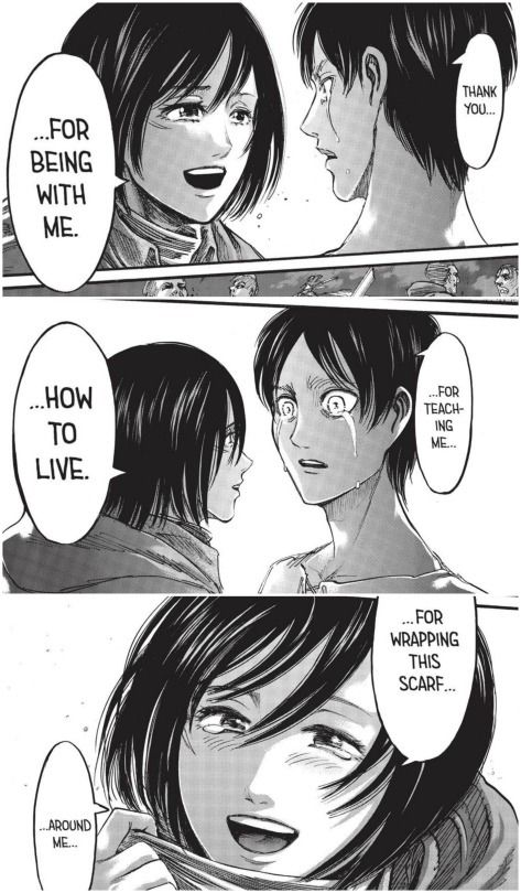 Mikasa is also a tragic character. - Pinterest 