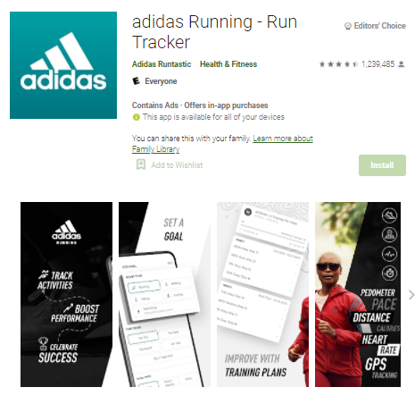 adidas Running App Runtastic